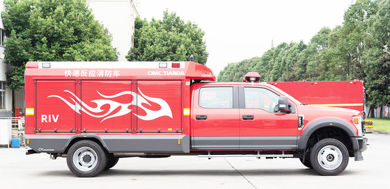 รถ Ford 550 รถปฏิกิริยารวดเร็ว รถดับเพลิงช่วยชีวิต รถดับเพลิงช่วยชีวิต ผู้ผลิตเฉพาะทางในจีน