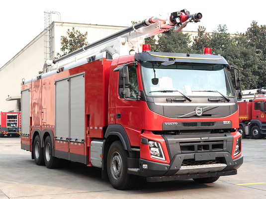 Volvo 25m น้ํา-ฟอง-ปูน Tower รถบรรทุกดับเพลิง คุณภาพดี