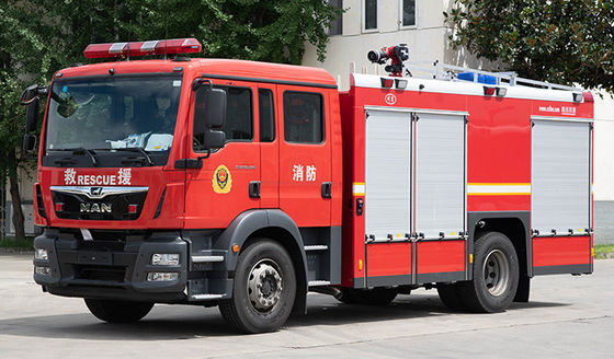 MAN 5T CAFS รถดับเพลิง รถดับเพลิง เครื่องยนต์รถยนต์พิเศษ ราคาโรงงานจีน