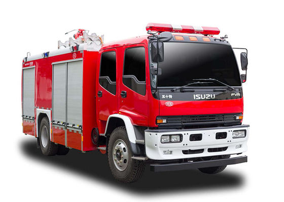 Isuzu 6000L ถังฟองน้ํา รถบรรทุกดับเพลิง ราคารถยนต์เฉพาะกิจ ผู้ผลิตจีน