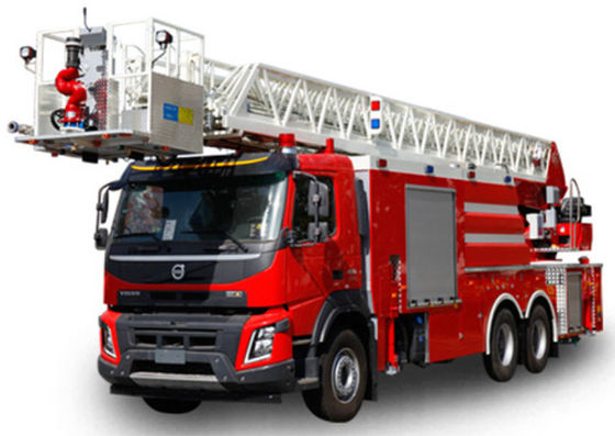 Volvo 42m Rescue Aerial Ladder รถดับเพลิงพร้อมถังเก็บน้ำ
