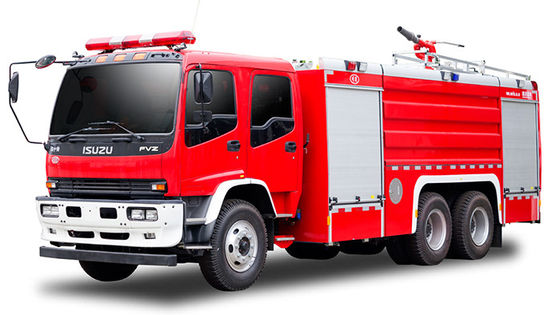 ISUZU Water Tender Industrial Fire Truck พร้อมถังเก็บน้ำขนาด 10,000 ลิตร